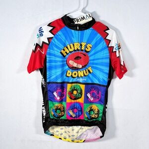 Primal NEW Hurts Donut Company Cycling Jersey Men's M Short Sleeve full zip M